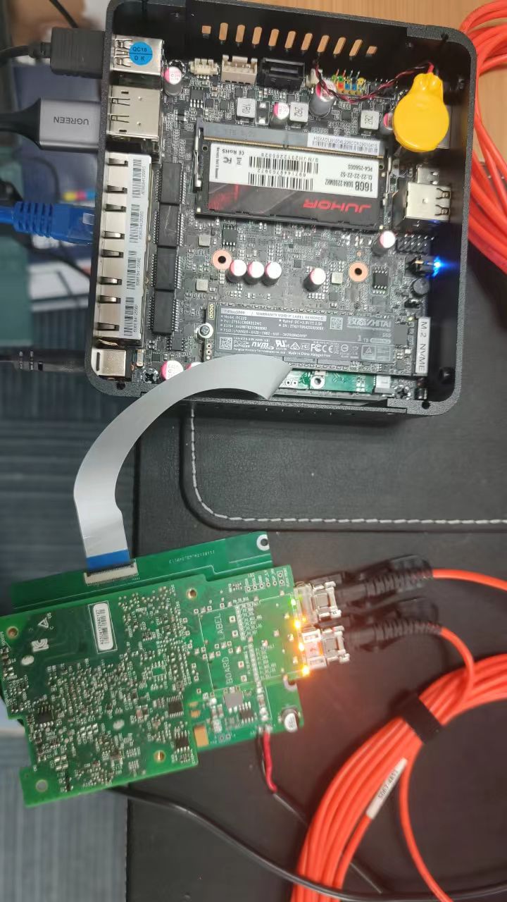 n100小机器的链接情况